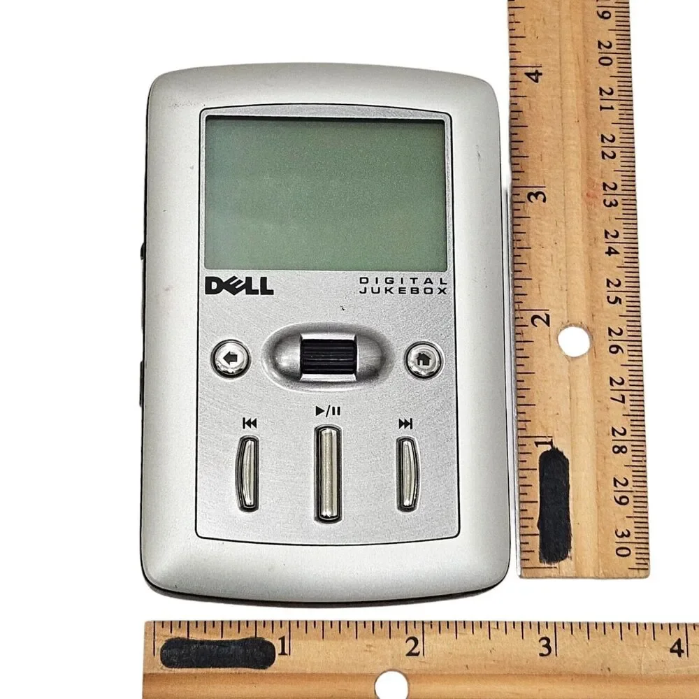 Replacement Parts - 2 Pc Lot Dell Jukebox 20GB MP3 Player + Stand - Non Working